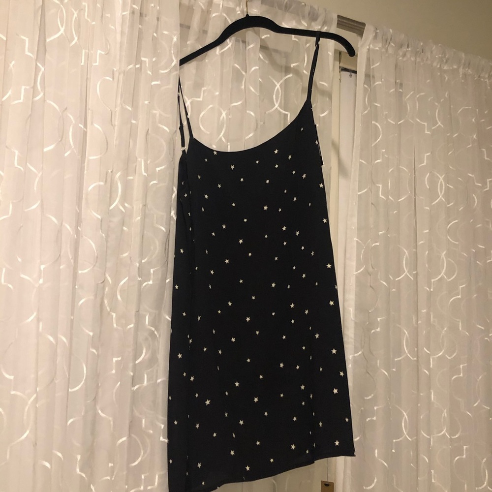 Black slip dress
